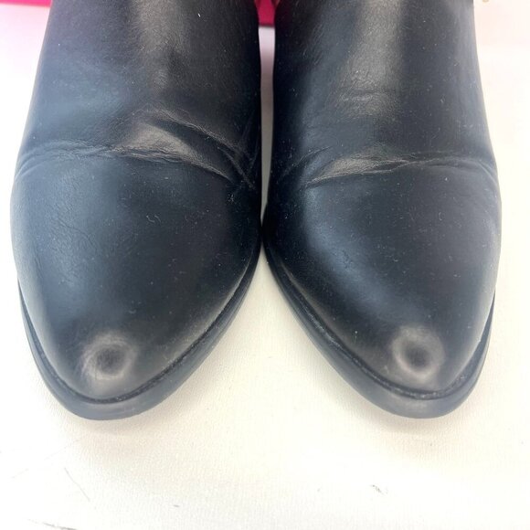 Betsey Johnson Wilma Black Plaid Booties Size 7.5 Ladies Eclectic Western Animal - Picture 10 of 12